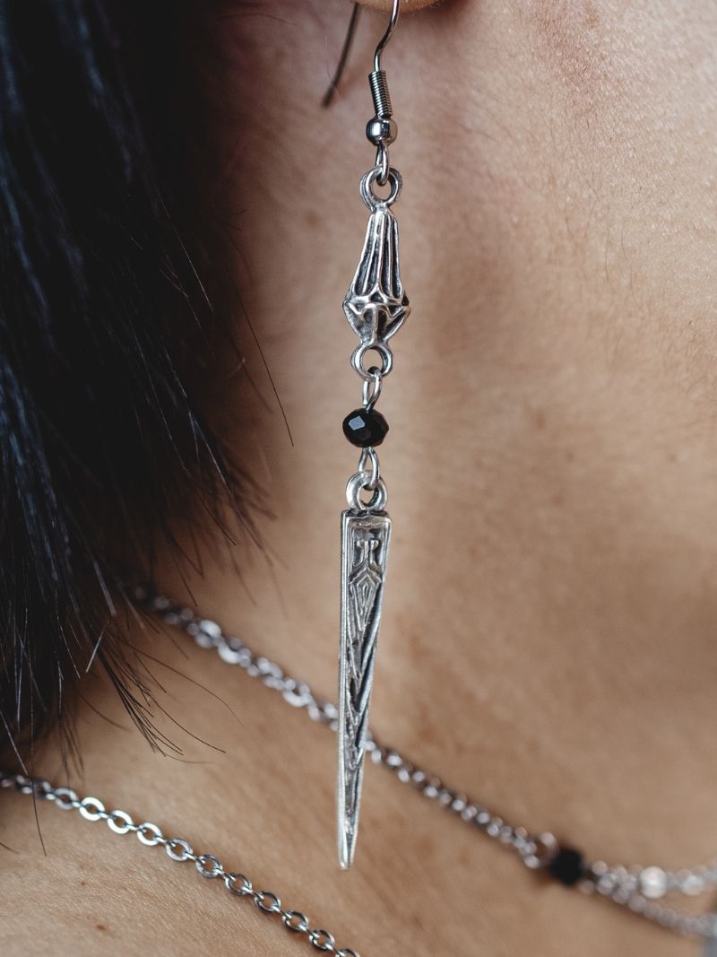 COVEN spike architectural earrings