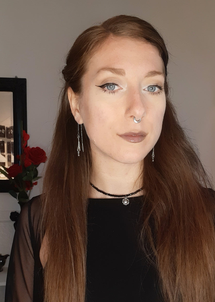 Silver threader earrings