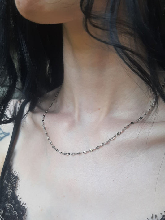 Vintage charm stainless chain