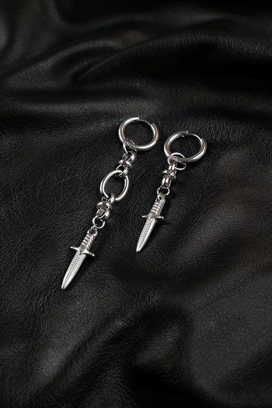 URGE dagger clicker earrings