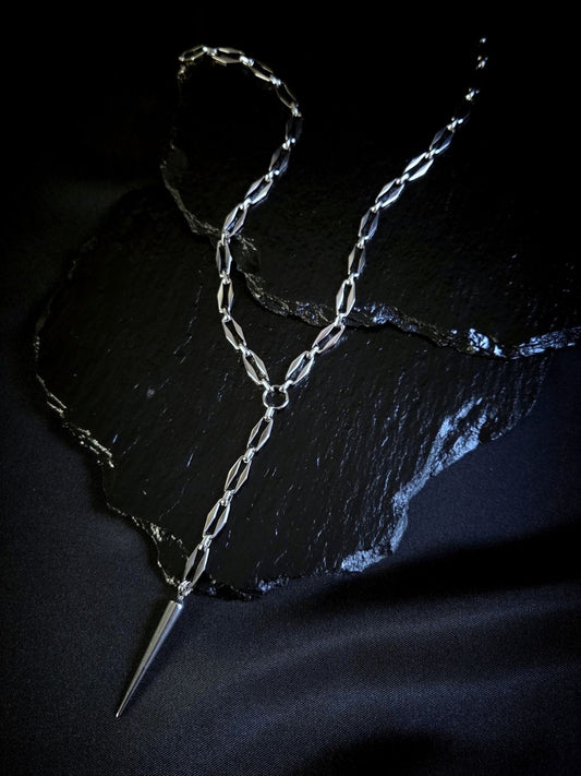 GUARD spike rosary necklace