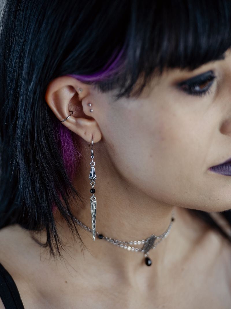 COVEN spike architectural earrings