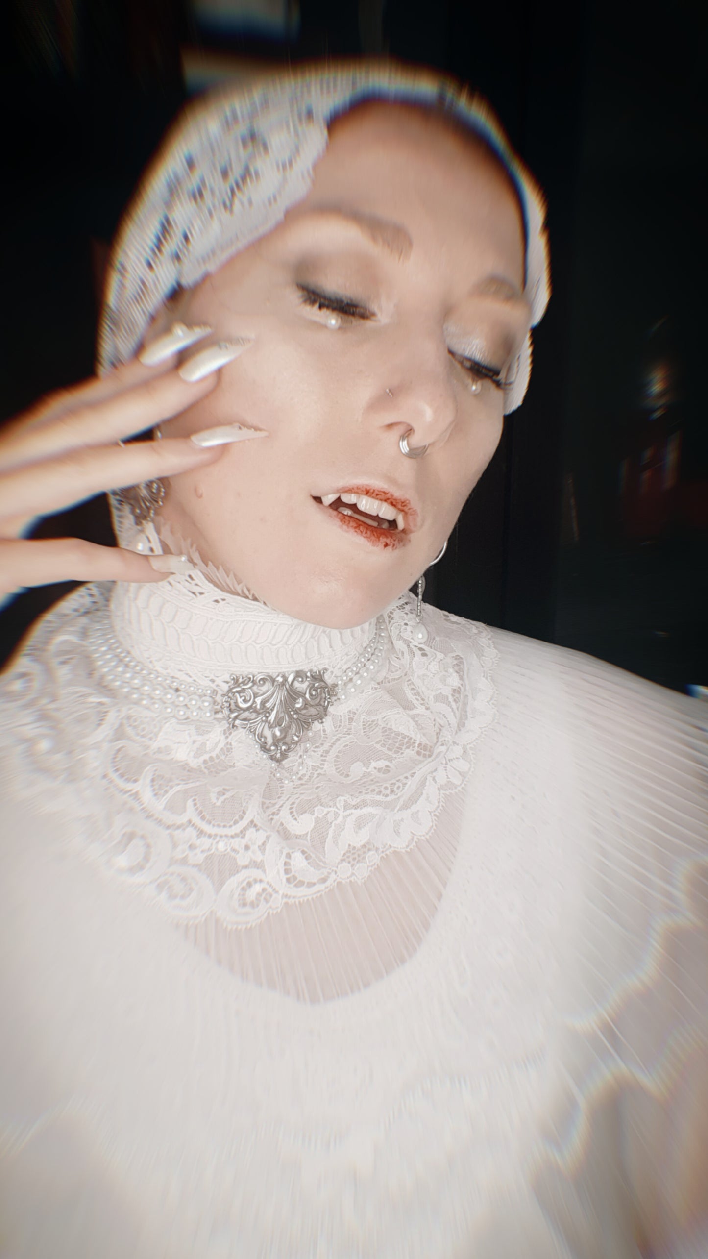 LUCY'S COLLAR - Statement pearl Victorian necklace