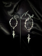 OMEN - Dagger hoop earrings