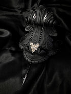OBSCURA - Rose & dagger rosary necklace