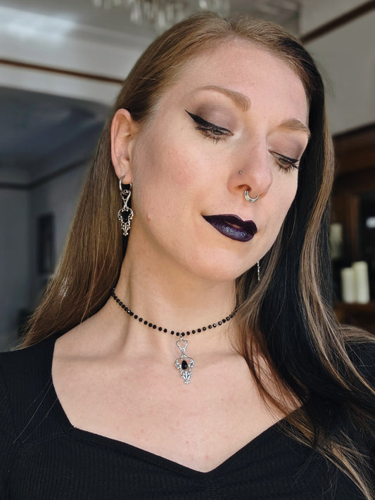 RELIC Filigree crystal choker
