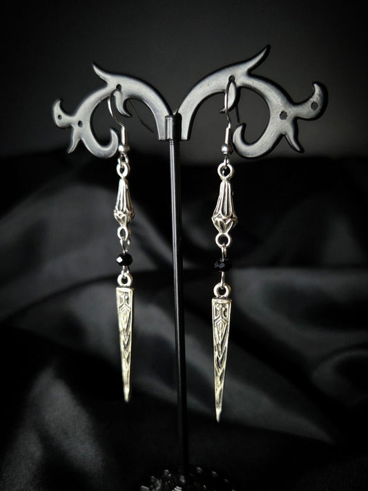 COVEN spike architectural earrings