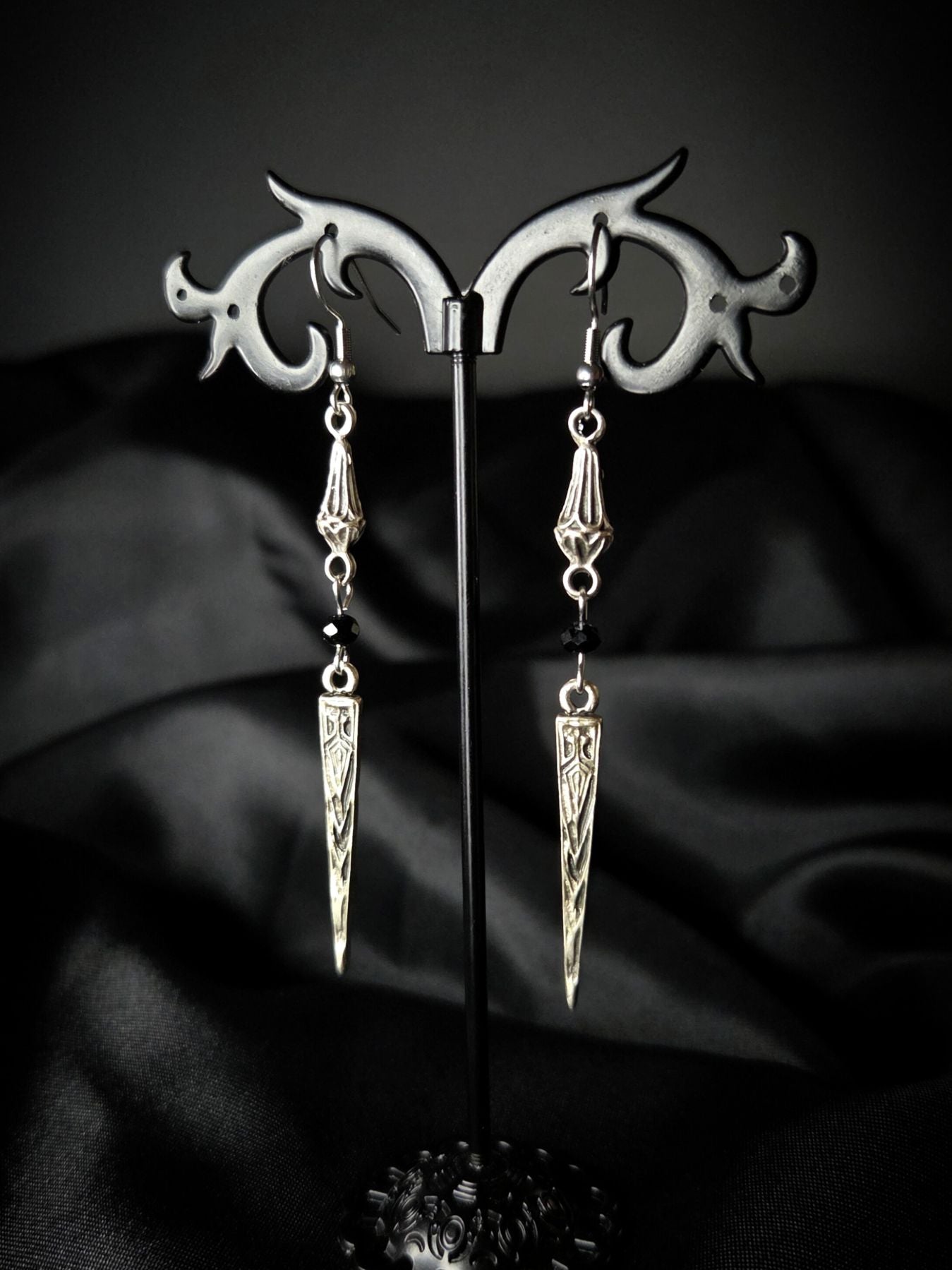 COVEN spike architectural earrings