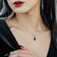 SPELL black gem necklace