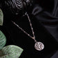 SERPENTINE Snake medailon necklace