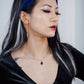 SPELL black gem necklace