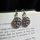 SERPENTINE Snake medallion earrings