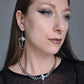 OLD WORLD shield chandelier earrings - 3 𝖑𝖊𝖋𝖙 !