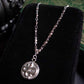 SERPENTINE Snake medailon necklace