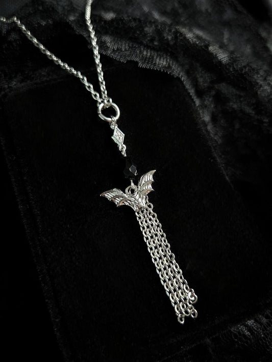 NOCTIS bat tassel necklace
