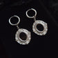 MUSE cameo hoop earrings