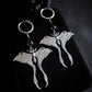 NOCTURNA Moth earrings - Black