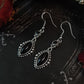 Black gems earrings - 𝖔𝖓𝖊 𝖑𝖊𝖋𝖙 !