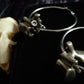 Metal vertebrae hoops- 𝖔𝖓𝖊 𝖑𝖊𝖋𝖙 !