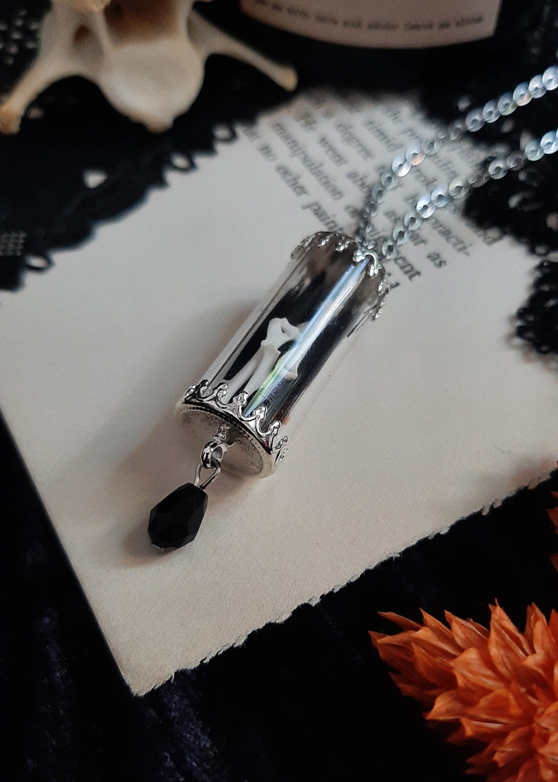 Oddities Victorian Curio vial necklace