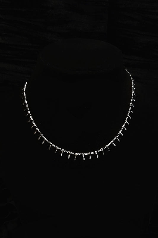 Spark chain choker necklace