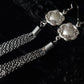 Cameo tassel chain earrings - 𝖔𝖓𝖊 𝖑𝖊𝖋𝖙 !