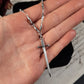 Sword stainless choker necklace