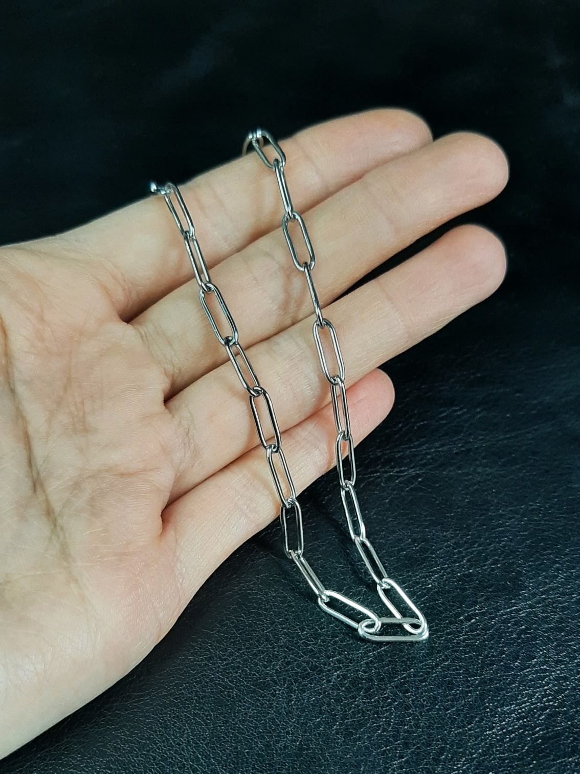 Paperclip stainless chain
