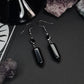 Hex ～ Onyx point earrings