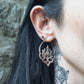 Enchanted ～ Vintage Floral filigree hoops