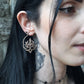 Enchanted ～ Vintage Floral filigree hoops