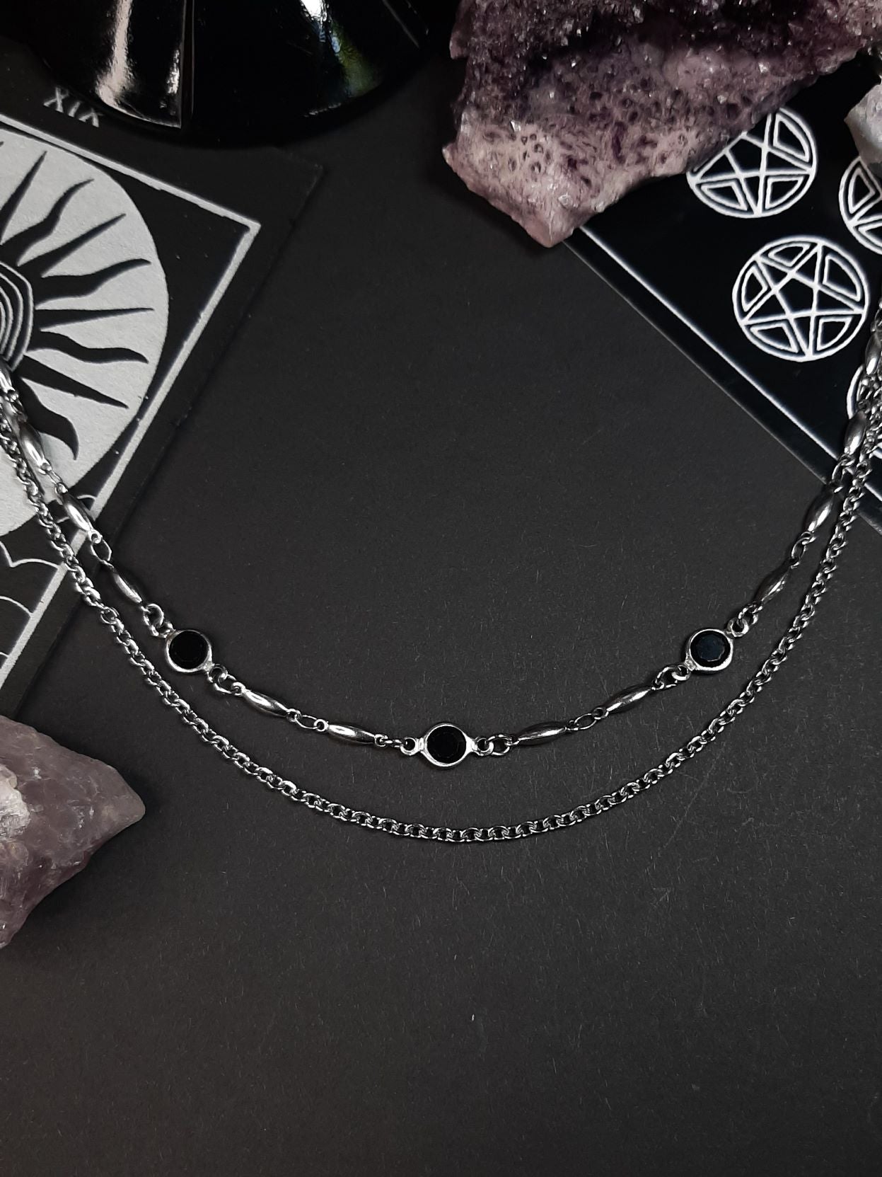 Cryptic ～ Double layer gem choker