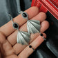 UNDEAD - Bat wing cameo earrings