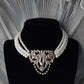 LUCY'S COLLAR - Statement pearl Victorian necklace