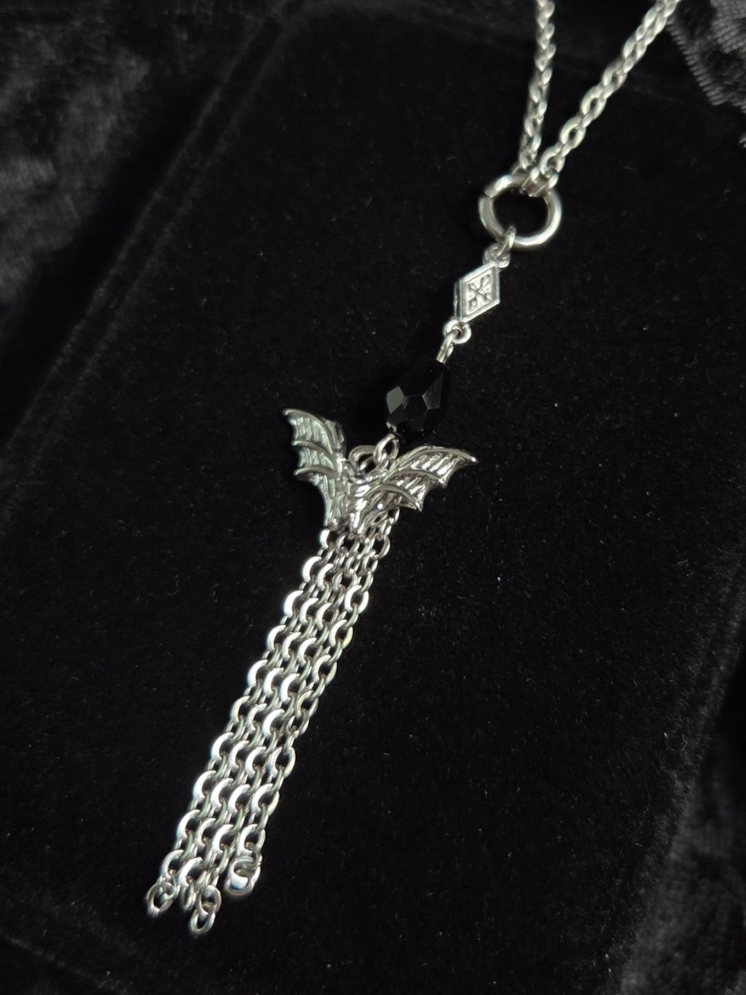 NOCTIS bat tassel necklace