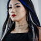 CRYPTIC double layer gem choker
