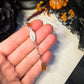 Leaf amber earrings