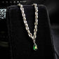 TWISTED Vines necklace - Green