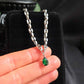 TWISTED Vines necklace - Green