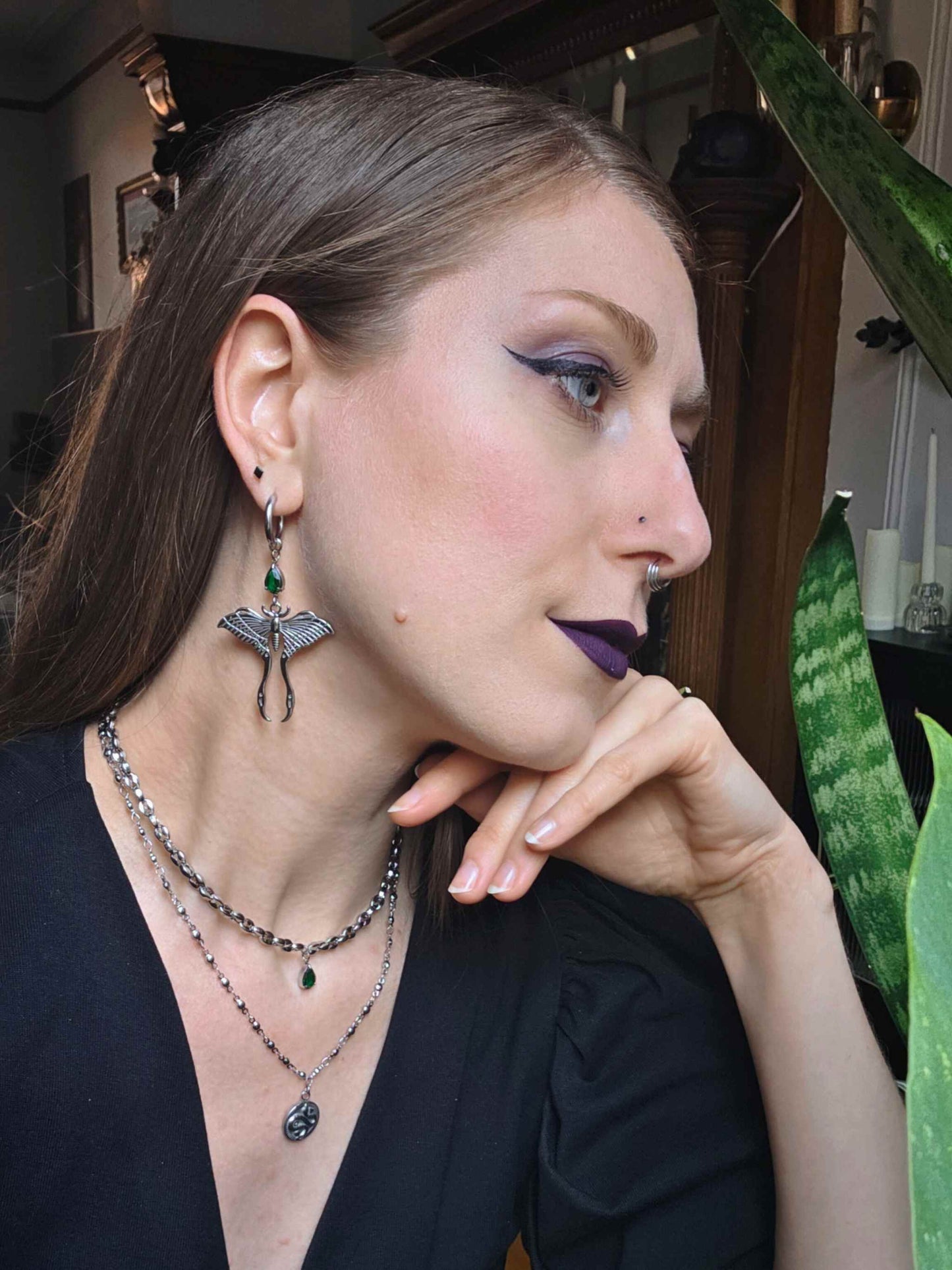 TWISTED Vines necklace - Green
