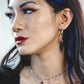 ROYAL BLOOD red drip earrings
