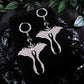 NOCTURNA Moth earrings - Black