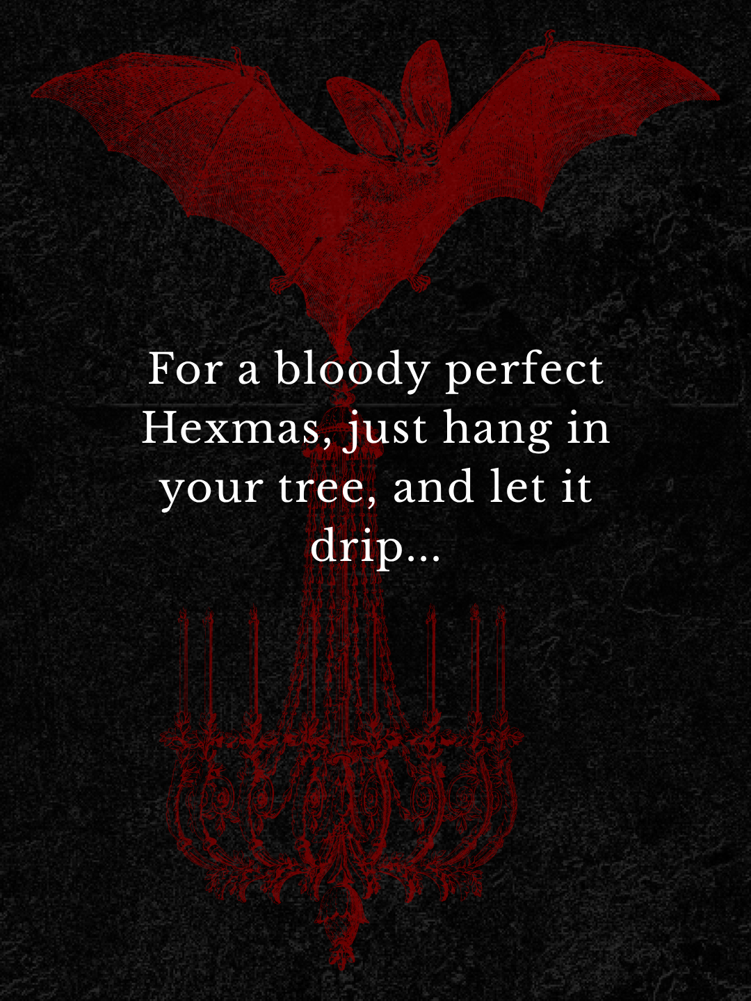 Blood drip ornaments