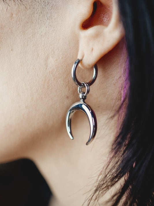 ECLIPSE moon crescent earrings