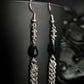 VESPERA chain tassel earrings
