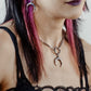 ECLIPSE chunky moon necklace