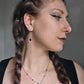 VESPERA chain tassel earrings