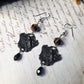 Mourning bird earrings