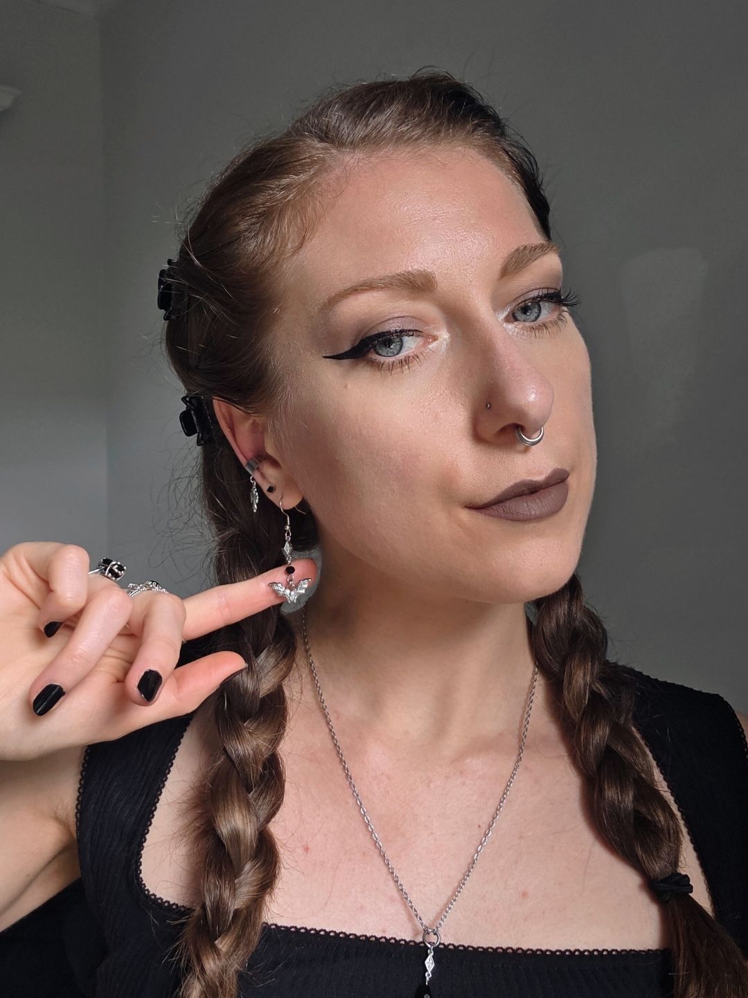 NOCTIS bat earrings