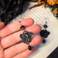 Mourning bird earrings